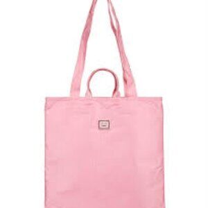 Acne Studios Pink Logo Plaque Tote
